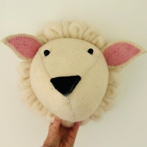 Fiona Walker Felt Animal Sheep Head